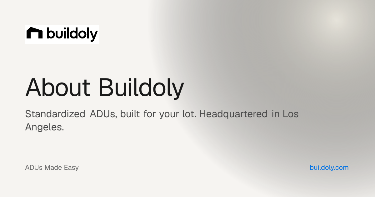 About Buildoly | ADU Design-Build in Los Angeles