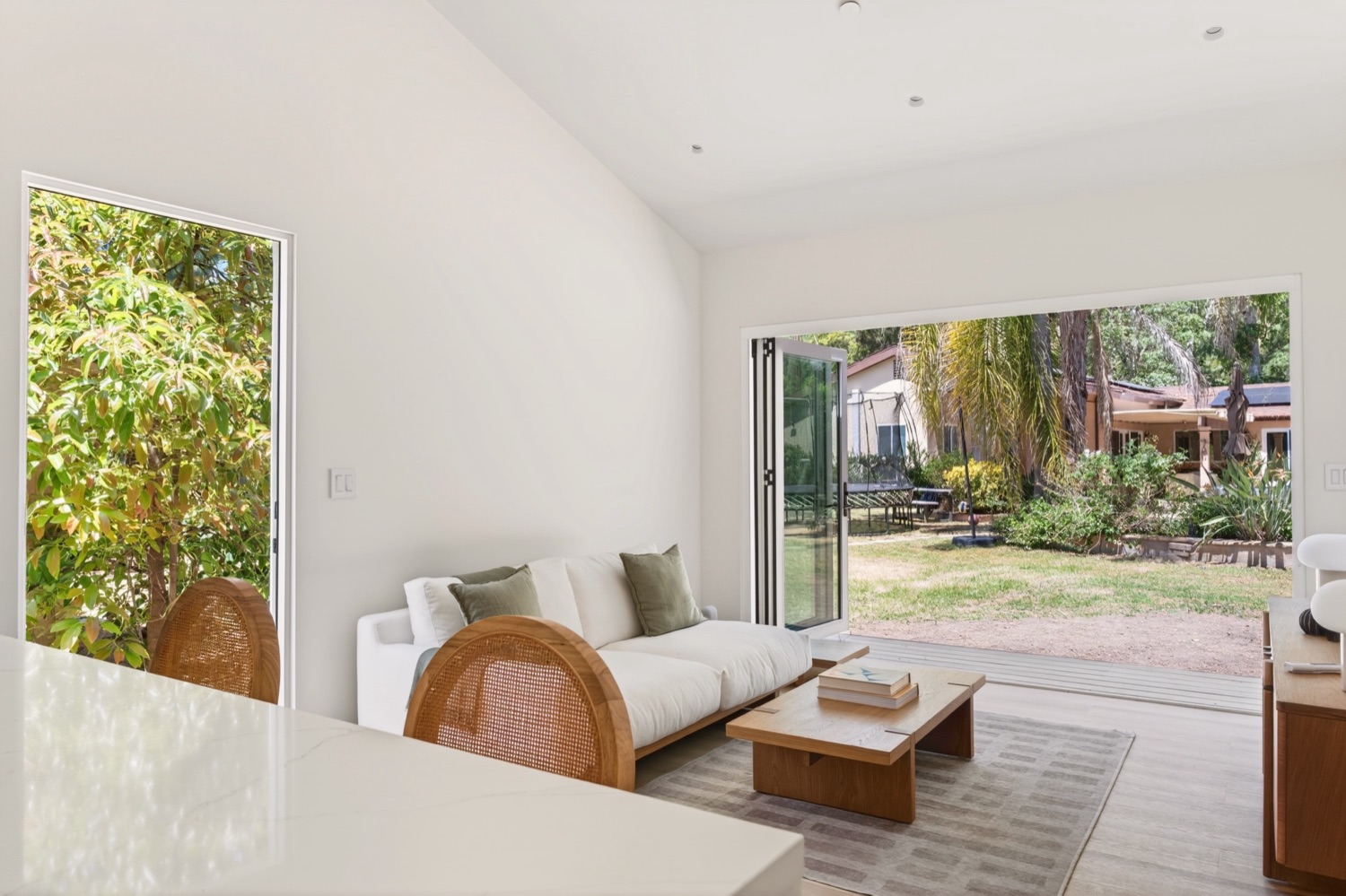 Model 2 living with bifold doors